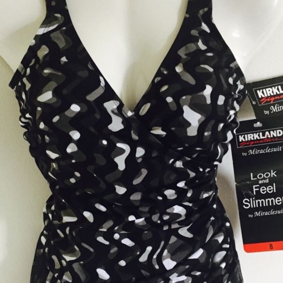 Kirkland by Miraclesuit Other - Kirkland Swimwear Miiraclesuit 8 Black/White/Gray